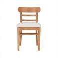 thumbnail image 3 of Linon Hunter Wood Set of Two Chairs in Brown, 3 of 14