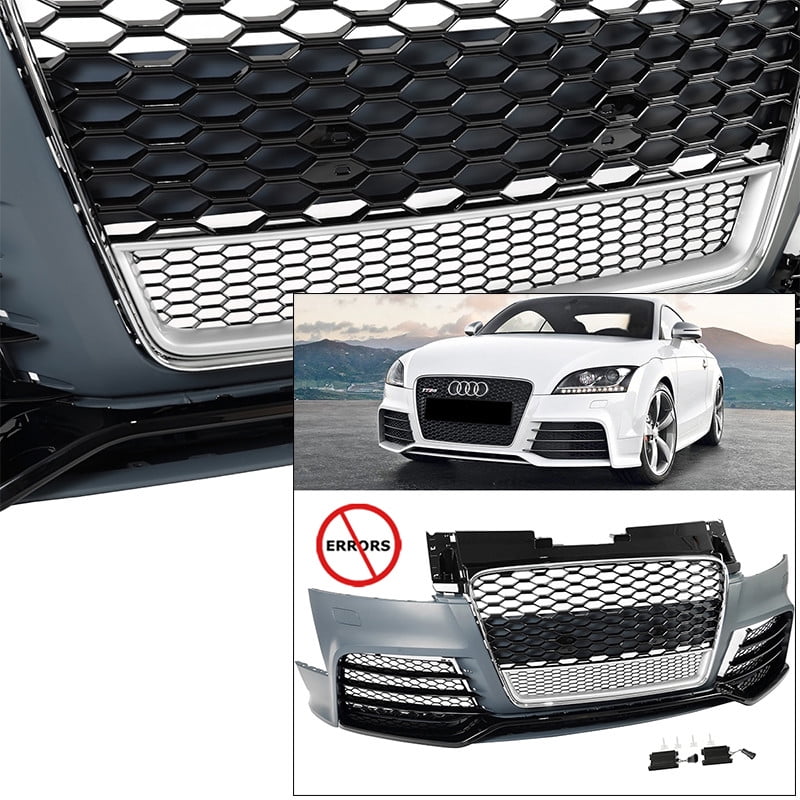 Front Bumper Cover w Grille TTRS Style 2008-2015 Audi TT Coupe Roadster ...