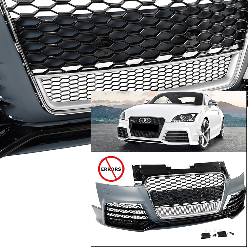 Front Bumper Cover w Grille TTRS Style 20082015 Audi TT Coupe Roadster
