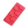thumbnail image 5 of Fdelink Lollipop Mold Heart Jelly Lollipop Mould Chocolate Love Double Ice Silicone Cube Gift Lolly Cake Mould Red, 5 of 7