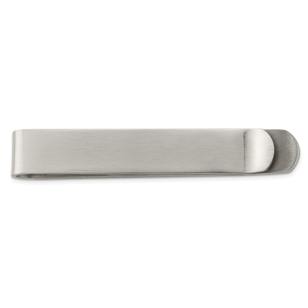 FB Jewels Solid Stainless Steel Brushed Money Clip