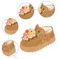 thumbnail image 7 of Platform Snow Boots for Women Cute Christmas Matching Slippers Xmas Raindeer Decor Fuzzy Winter Ankle Booties, 7 of 7