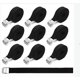 thumbnail image 1 of Correas de amarre - 10 piezas 2,5 cm x 50 cm Correas cortas ajustables, 1 of 4
