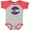 Baseball Heather and Red, variant on Inktastic Colorado Flag Sunflower Boys or Girls Baby Bodysuit