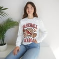 thumbnail image 5 of Baseball Mama Women's Sweatshirt, Mom Sports Sweatshirt, 5 of 5