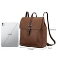 thumbnail image 3 of Montana West Women Convertible Backpack Purse Casual Crossbody Bag for Travel Work, Brown, 3 of 7