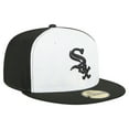 thumbnail image 3 of Men's New Era White/Black Chicago White Sox Repeat 59FIFTY Fitted Hat, 3 of 5