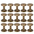 thumbnail image 2 of Flat Rivets Metal Single Rivets Stud Round Leather Craft Rivet Fasteners Spots Nail Rapid Rivet Studs 200 Pack 10x10MM, 2 of 7