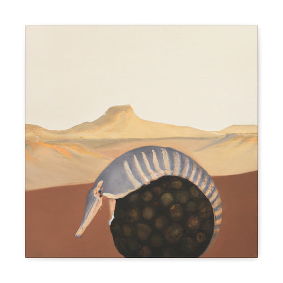 Armoured Armadillo Art - Canvas