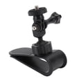 thumbnail image 1 of Car Sun Visor Video Holder, Quick Clip 1/4in Screw Adapter Universal Fit 360 Deg Rotation Action Camera Car Visor Mount  for, 1 of 7