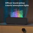 thumbnail image 4 of 7-Color Light Simulation Flame Aromatherapy Machine Remote Control Timing Silent Humidification Home Perfume Diffuser,B, 4 of 5