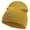 Gold, variant on Alphabet C Embroidered 8 inch Acrylic Short Beanie - Grey OSFM