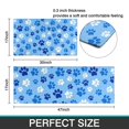 thumbnail image 7 of Blue Dog Paw Footprint Kitchen Rugs Sets Of 2,Anti Fatigue Kitchen Mat Rugs Non Slip Washable,Decorative Kitchen Floor Mats for Kitchen,Sink,Laundry,17"x30"+17"x47", 7 of 7