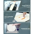 thumbnail image 3 of 30-Piece Ceramic Nonstick Baking Pans Set, Green Stackable Bakeware with Oven Safe Up to 550F, 3 of 8