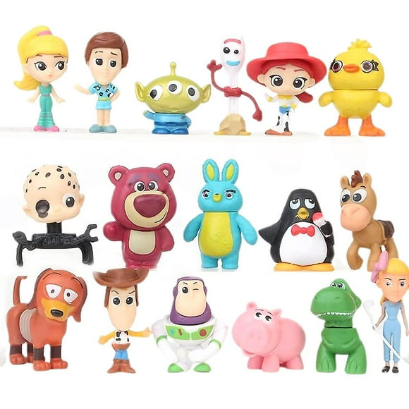 17 Pcs Toy Story Figures Toys Set, Cartoon Characters Collectible Model Dolls Table Ornaments Decor Gift For Kids