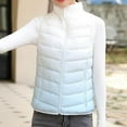 thumbnail image 4 of Cavosen Women Vest Top Plus Size Sleeveless Quilted Vest with Pocket Zipper Loose Jacket Windproof Warm Casual Outerwear, 4 of 4