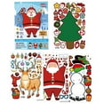 thumbnail image 1 of 25 Sheets Kids Sticker Creative DIY Party Favor Sticker Cartoon Sticker for Xmas, 1 of 10