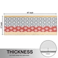 thumbnail image 5 of Kitchen Rugs Sets Of 2,Colorful Geometric Striped Pattern Anti Fatigue Kitchen Mat Rugs Non Slip Washable,Decorative Kitchen Floor Mats for Kitchen,Sink,Laundry,17"X47", 5 of 5