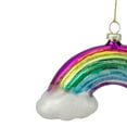 thumbnail image 4 of Northlight 4.75" Glass Rainbow and Clouds Christmas Ornament, 4 of 4
