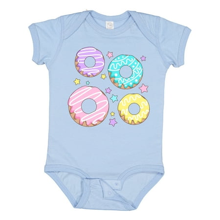 

Inktastic Easter Pastel Donuts with Frosting and Stars Boys or Girls Baby Bodysuit