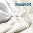 thumbnail image 6 of Bare Home Flannel Duvet Cover Set - 100% Flannel Cotton - Double Brushed - Queen, Cream, 6 of 10
