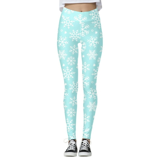 Mallas Termicas Afelpadas Gibobby para Mujer Impresión digital 3D Navidad Leggings Pantalones de Yoga Beige XL