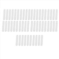 thumbnail image 3 of 50 Piezas Desechables Cap Liner Absorbe la Humedad Banda para el Sudor Visera Sombrero Adhesivo Absorbe el Sudor Tiras Cinta,Blanco, 3 of 5