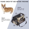 thumbnail image 3 of Tree Pet Carrier Bag with Sherpa Base and 900D Oxford Cloth Fabric, 17x10x11.8 in, Adjustable Nylon Webbing - Ideal for Travel and Outdoor Activities, 3 of 7