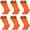 Orange, variant on Knee Length Sports Socks - Orange,One Size(6 Pairs) Socks,Athletic High Socks,Sports Socks,Athletic Socks,Suitable for running and playing football ,Breathable Cotton Blend Socks​