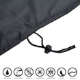 thumbnail image 4 of 210D Oxford Zipper Sling Sling Chair Swing Cover Funda impermeable para jardín y muebles de exterior 190 x 115 cm brillar Electrónica, 4 of 5