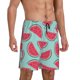 thumbnail image 2 of Balery Watermelon Pantalones cortos de pijama de punto de algodón para hombre con cinturilla y bolsillos-Large, 2 of 6
