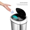 thumbnail image 2 of Motion-Activated Stainless Steel Trash Can – 11.1 Gallon, Stylish & Practical!, 2 of 4
