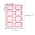 thumbnail image 3 of OULII 12 Sheets Removable Labels for Storage Bins Simple Design Paper for Home Organization, 3 of 5