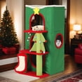 thumbnail image 1 of Cama navideña Cat House YITAHOME de 3 pisos para gatos de interior, 1 of 1