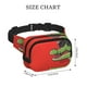 thumbnail image 4 of Disketp Cool Crocodile With Sunglasses Riñonera de Doble Capa, Bolsa de Cintura Ajustable para Viajes, Correr y Senderismo, Riñonera Ligera para Hombre y Mujer, 4 of 9