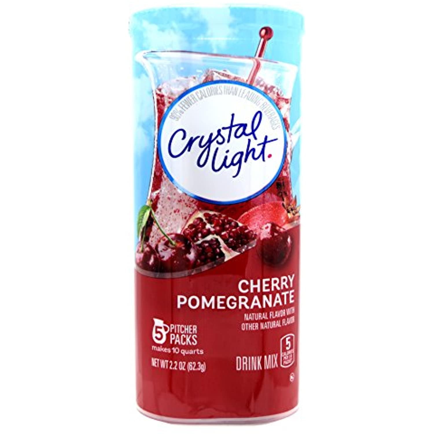 Crystal Light Cherry Pomegranate Drink Mix, 10-Quart Canister (Pack Of 2)