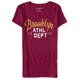 thumbnail image 1 of Camiseta adornada Aeropostale Brooklyn Script para mujer morado mediano, 1 of 2