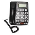 thumbnail image 4 of Teléfono con cable, teléfono con cable, identificador de llamadas, teléfono fijo de escritorio, tecnología de vanguardia, 4 of 8