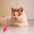 thumbnail image 5 of xiaxaixu Cat Teaser Toy, Feather Mouse Fish Anti-boring Wand Toy Interactive Toy with Bell, 5 of 5