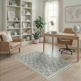 thumbnail image 2 of ODIKA Geometric Line Motif Featuring Angular Shapes And Clean Contrast for Home Office, Gaming Room, Under Desk, Non-Slip Chair-Friendly, 2 of 7