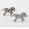 thumbnail image 5 of hengtong 3xVintage Rhinestone Brooch Pins Animal Jewelry Costume White, 5 of 9