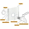 thumbnail image 2 of KitsKap Robinet de Rechange en Acier Inoxydable 304 pour Distributeur de Boissons Distributeur de Boissons Argent, 2 of 7