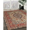 thumbnail image 3 of Ahgly Company Machine Washable Indoor Rectangle Traditional Brown Red Area Rugs, 2' x 4', 3 of 7