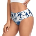 thumbnail image 2 of Fotbe Skiing Enthusiast Calzones Estampados para Mujer – Ropa Interior de Algodón, Cómoda, Suave y Elástica-3X-Large, 2 of 6