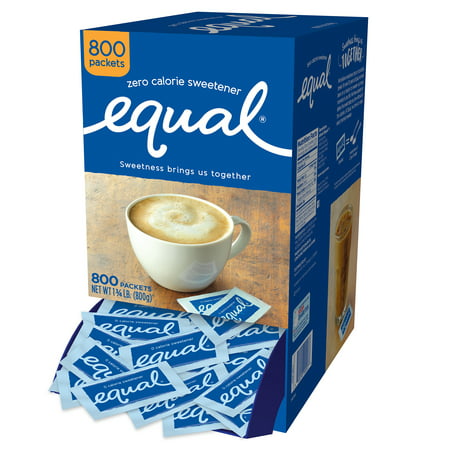 (800 Packets) Equal Zero Calorie Sweetener Packets, Sugar (Best No Calorie Sweetener)