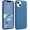 Azure Blue, variant on Compatible with iPhone 13 Phone Case 6.1 inch, Silky Touch Premium Soft Liquid Silicone Rubber Anti-Fingerprint Full-Body Protective Flexible Bumper Case for iPhone 13 (Stone)