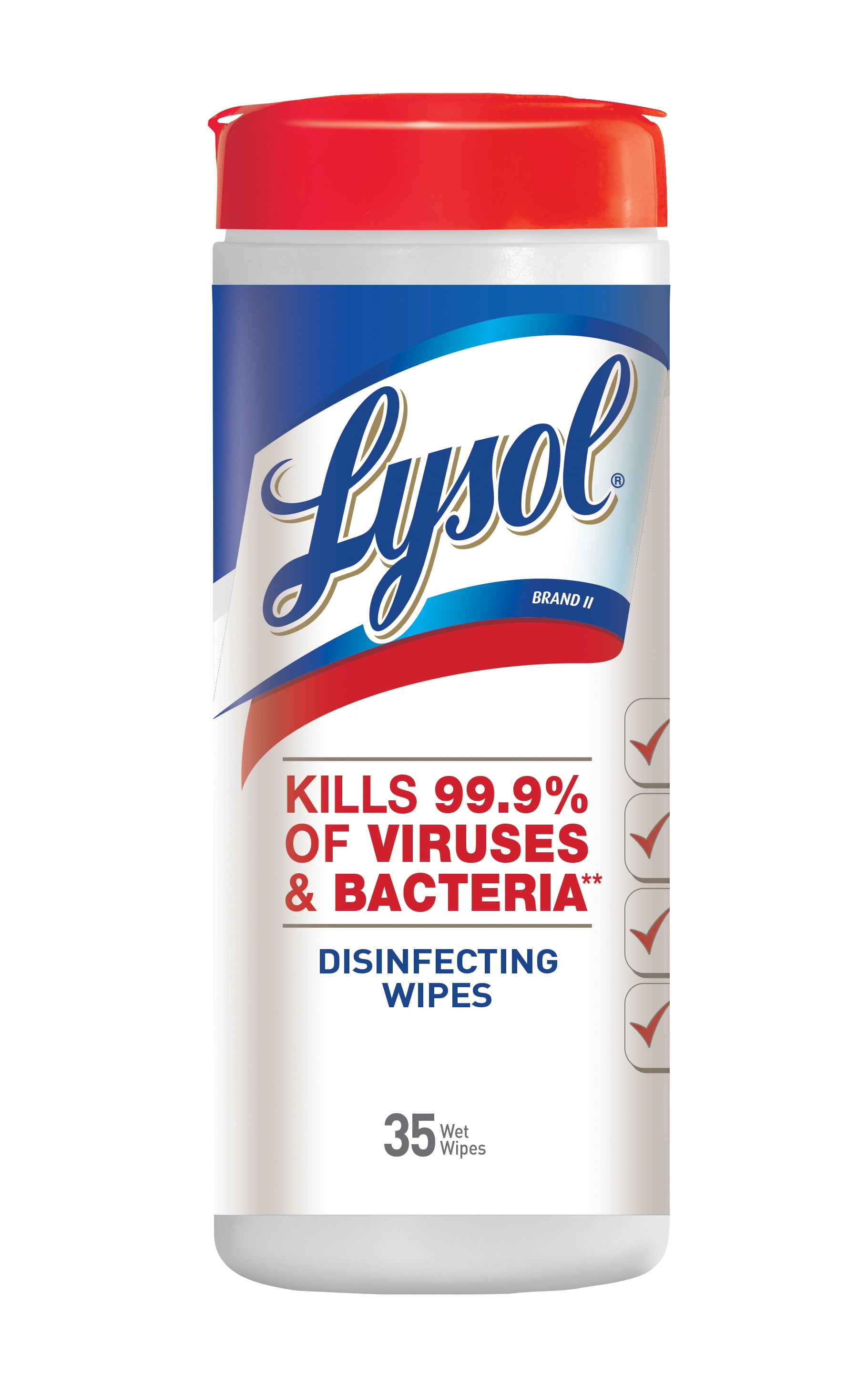 Lysol Disinfecting Wipes, Antibiotic Resistant Bacteria, 35ct Walmart