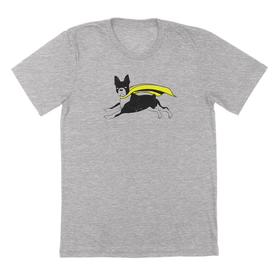 Super Terrier Humor Graphic Sport Grey Mens T-Shirt