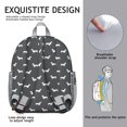 thumbnail image 5 of Dachshund Backpack Backpack for School,Cute School Bag,Schoolbag with Adjustable Shoulder Straps & Padded Back,13.8"x11.4"x6", 5 of 6