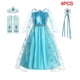 thumbnail image 3 of Vestido de reina de la nieve para niñas, disfraz de Frozen para niñas, vestido de fiesta de carnaval, vestido de graduación, disfraz de princesa Elsa Anna para niños, 2024, 3 of 5
